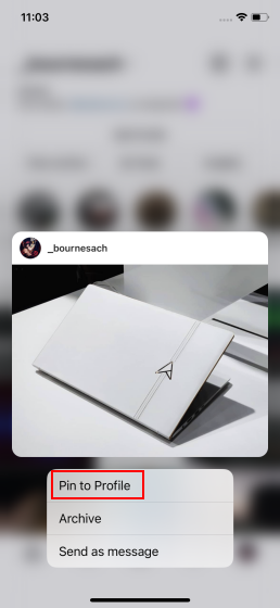 ఇన్స్టాగ్రామ్లోని ప్రొఫైల్కు పోస్ట్ వీడియో లేదా రీల్ను పిన్ చేయండి